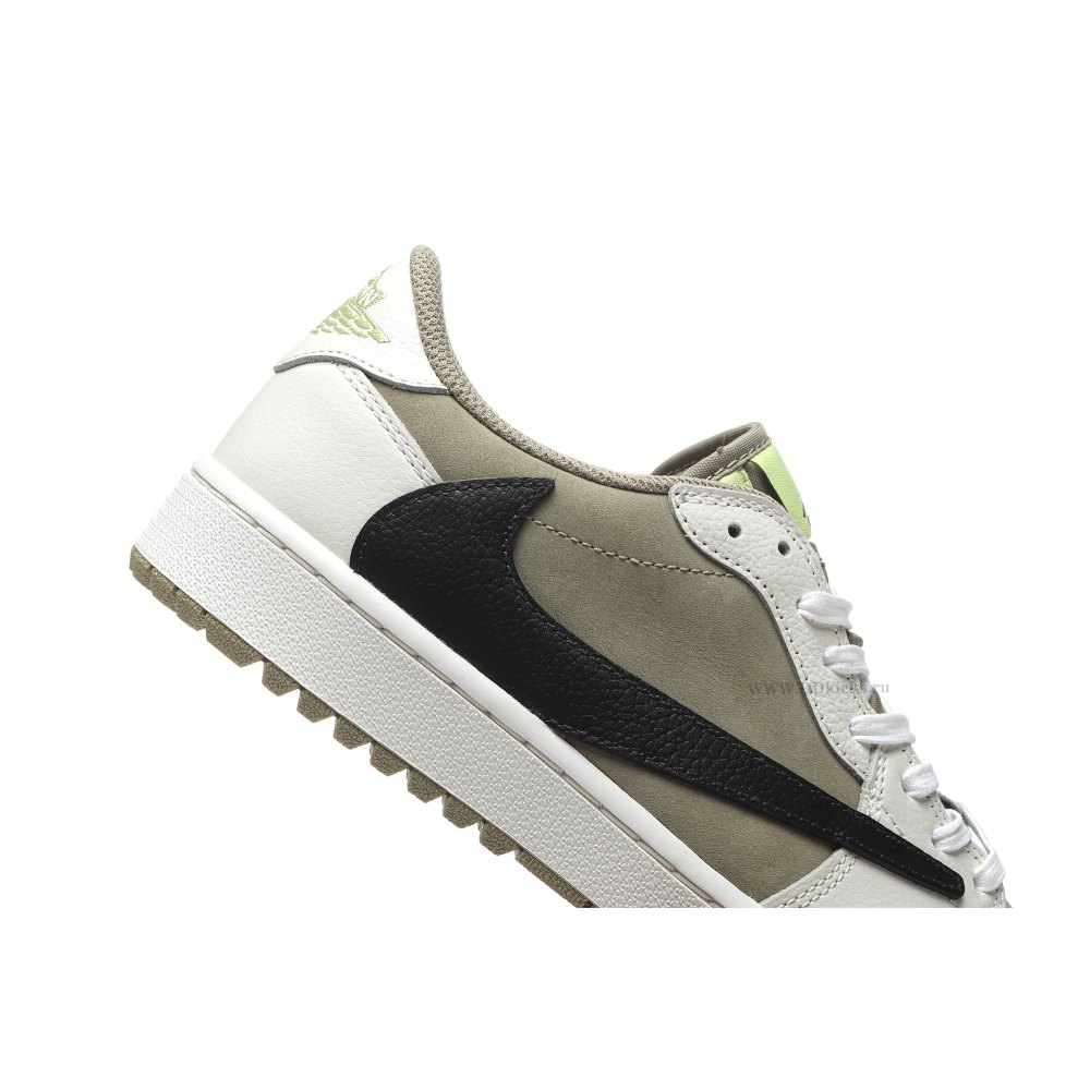 Size 14 Jordan 1 Retro Low Golf Travis Scott Neutral Olive