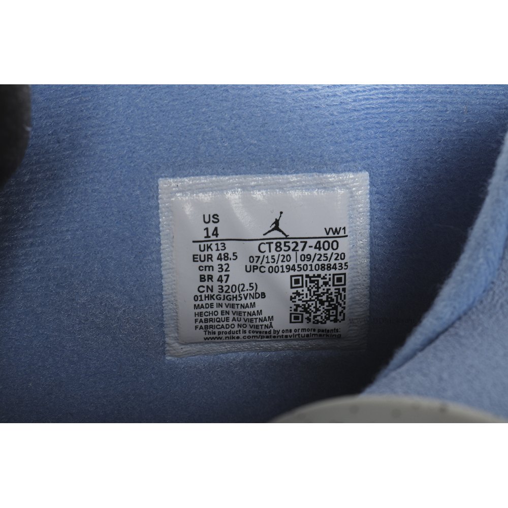 Size 14 Jordan 4 Retro University Blue