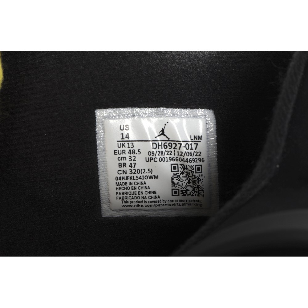 Size 14 Jordan 4 Retro Thunder