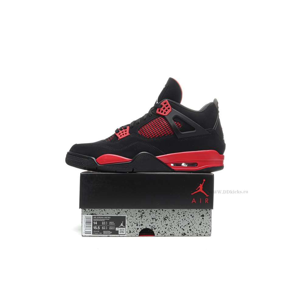 Size 14 Jordan 4 Retro Red Thunder