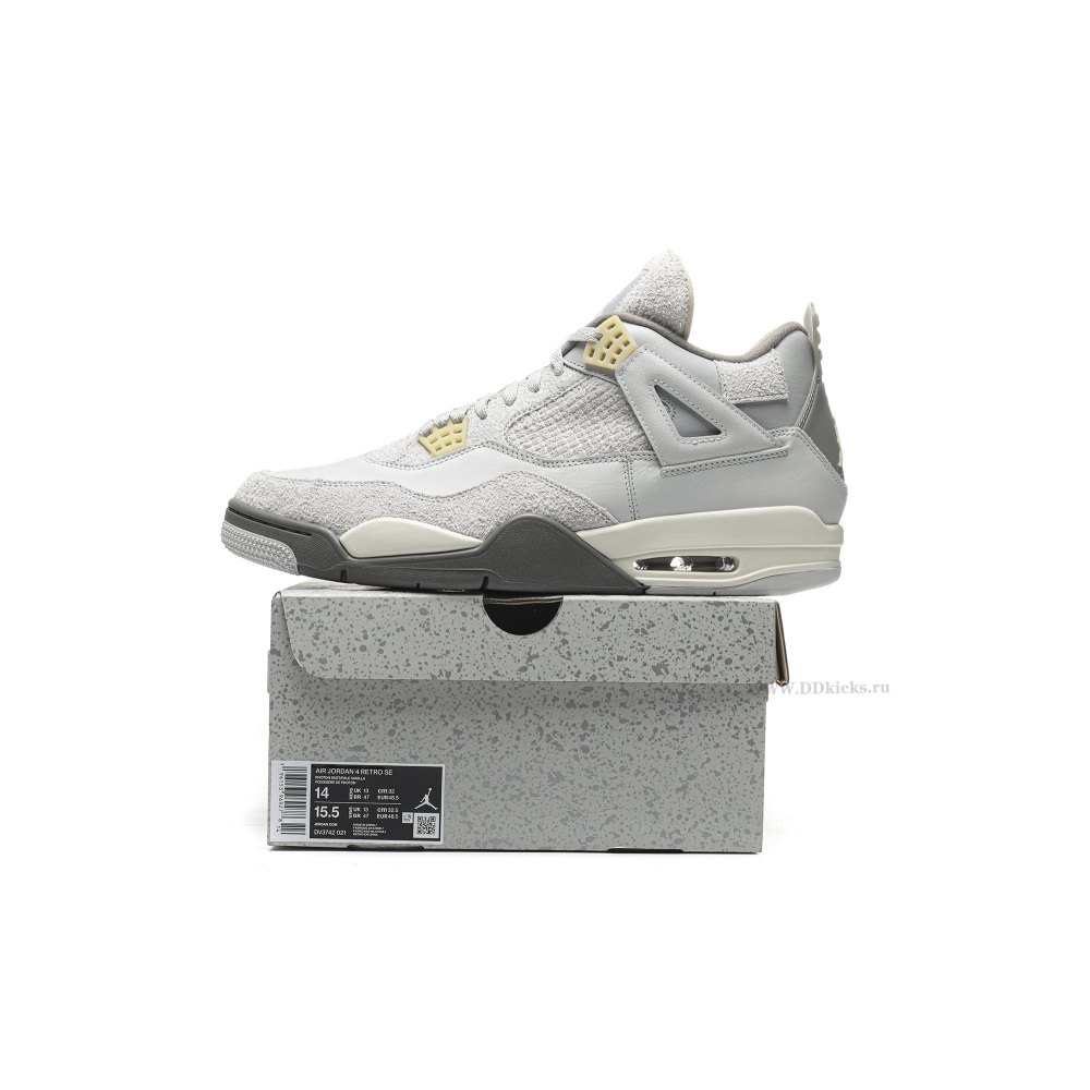 Size 14 Jordan 4 Retro SE Craft Photon Dust