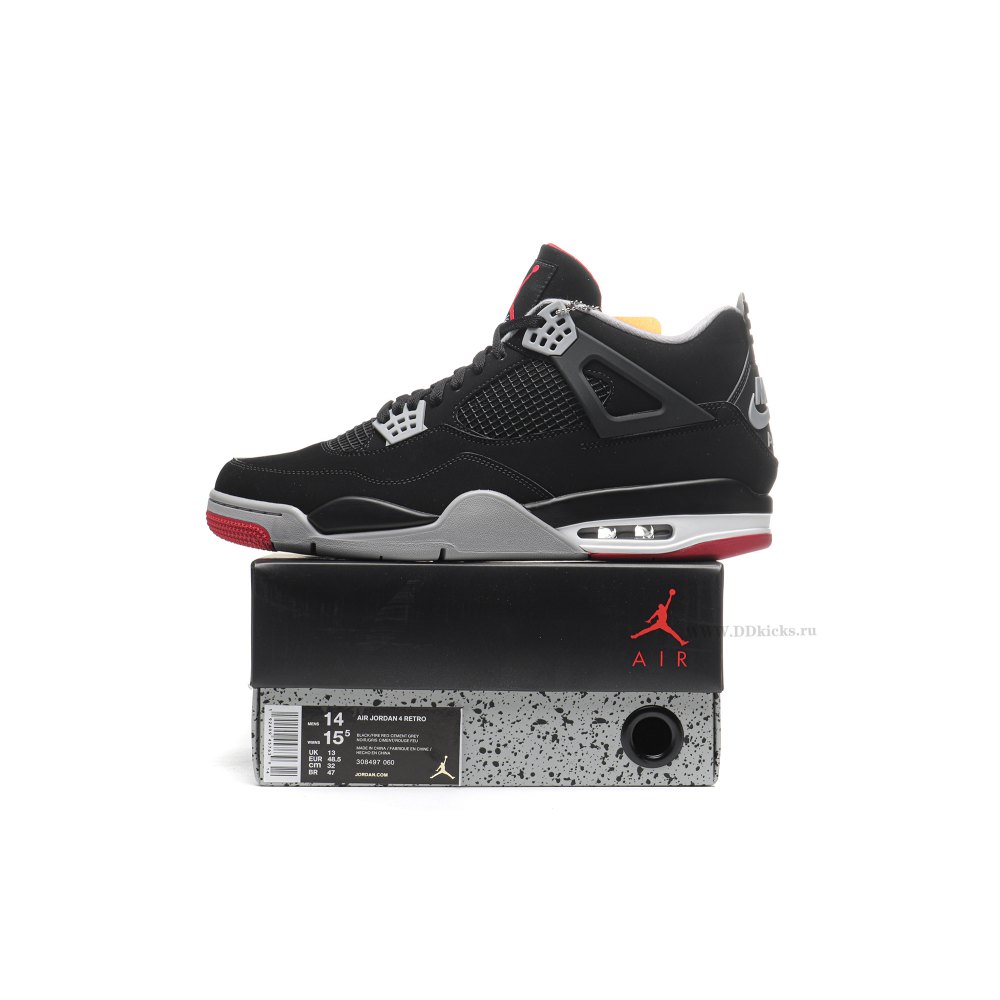 Size 14 Jordan 4 Retro Bred
