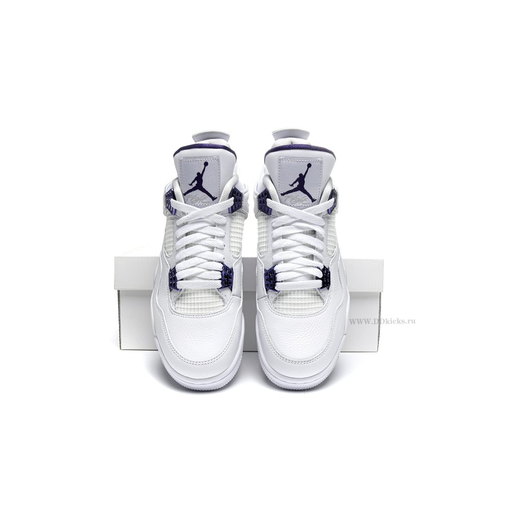 Size 14 Jordan 4 Retro Metallic Purple