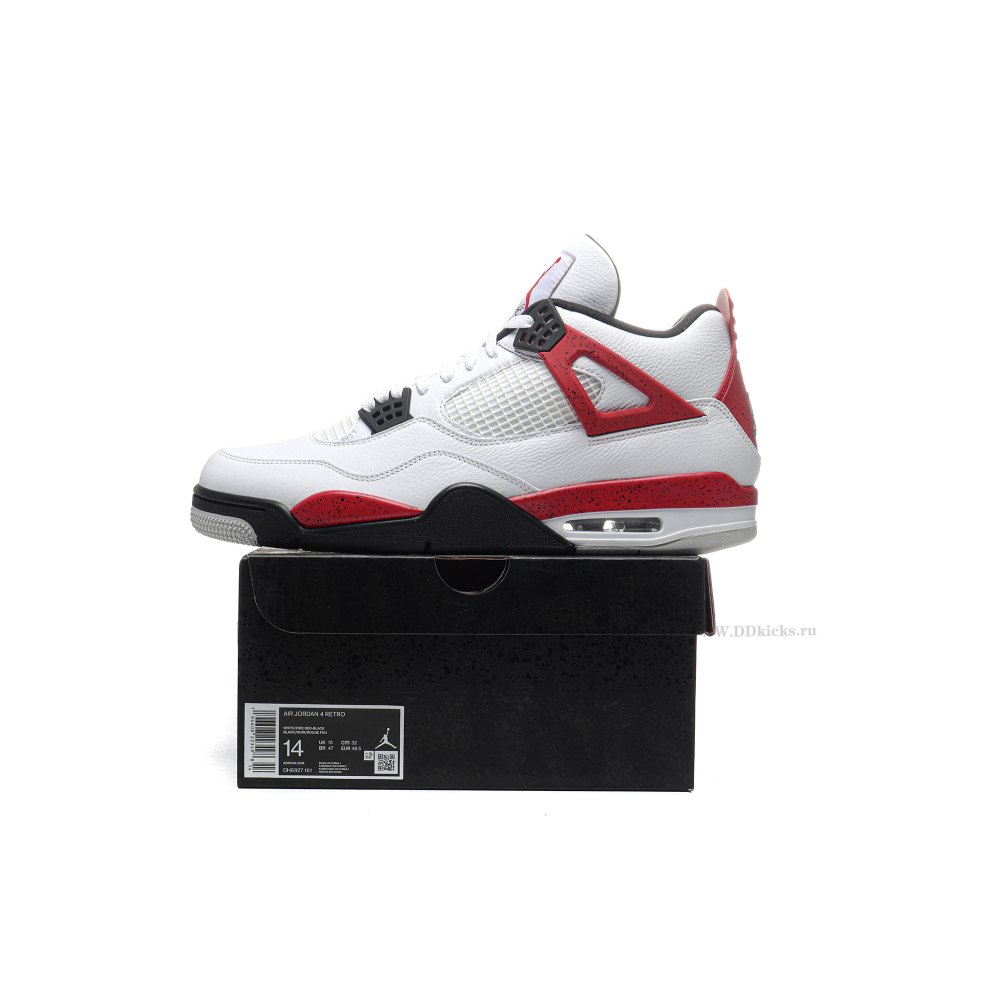 Size 14 Jordan 4 Retro Fire Red