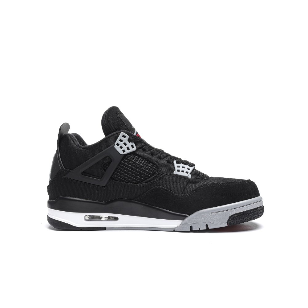 Size 14 Jordan 4 Retro SE Black Canvas