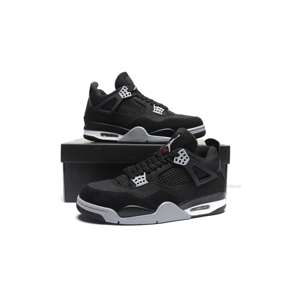 Size 14 Jordan 4 Retro SE Black Canvas