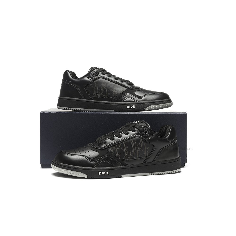 DD D1or B27 Low Black D1or Oblique Galaxy Leather Grey