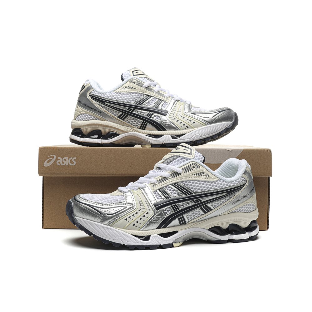 dd As*ic*s gel-kayano 14 white midnight (women's)